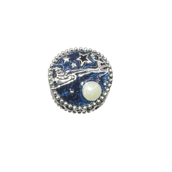 Pandora Christmas Santa & Reindeer Sterling Silver .925 Charm 790033C01 - Picture 1 of 6